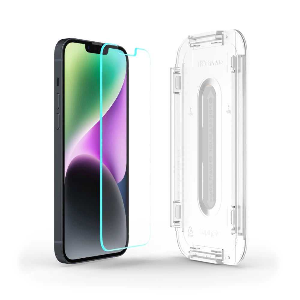 Szkło hartowane Spigen Glas.tR EZ na iPhone 13 / 13 Pro / 14 / 16e / 17e – zdjęcie 8