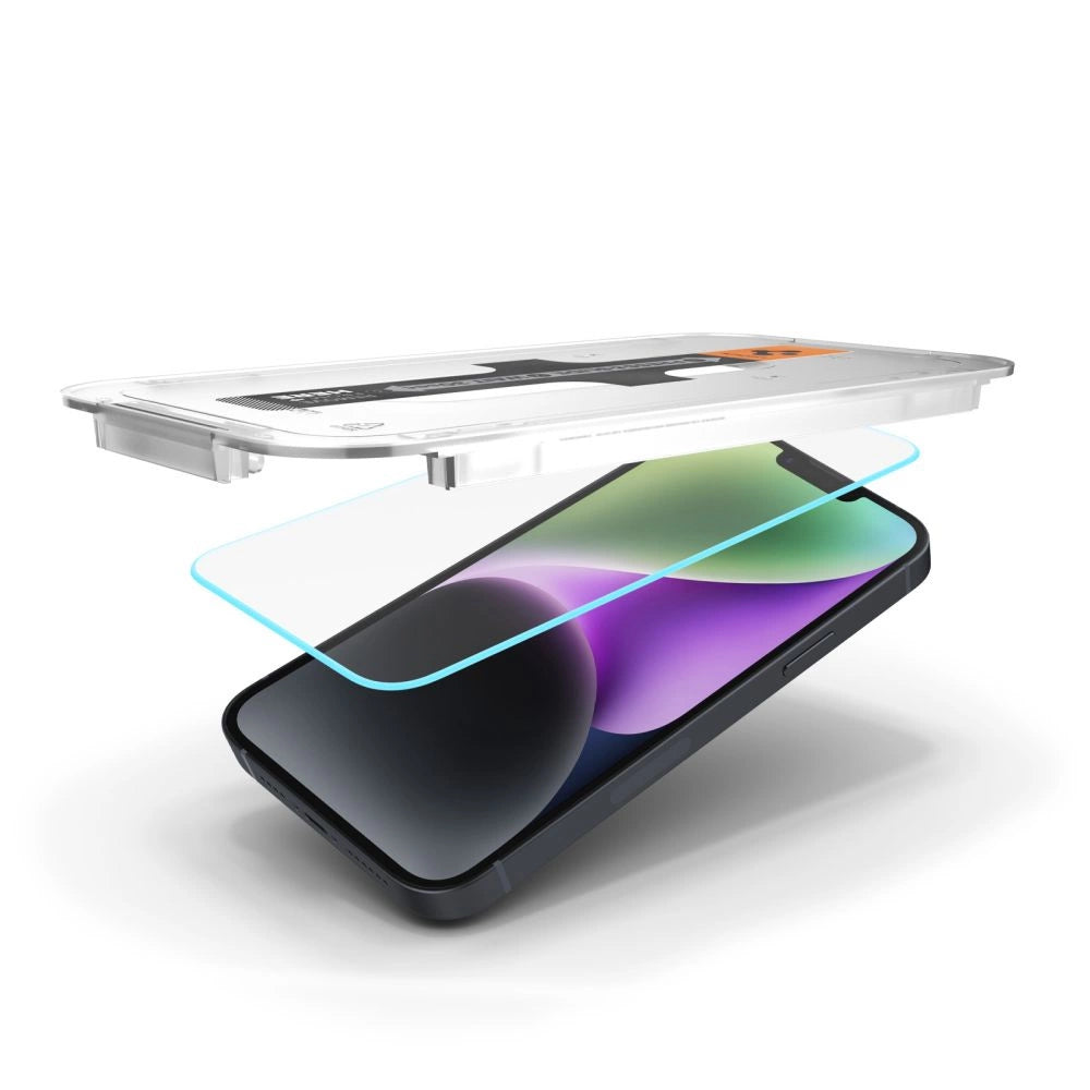 Szkło hartowane Spigen Glas.tR EZ na iPhone 13 / 13 Pro / 14 / 16e / 17e – zdjęcie 9