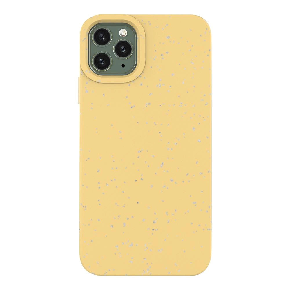 Eco Case etui do iPhone 11 Pro Max silikonowy pokrowiec do telefonu żółty
