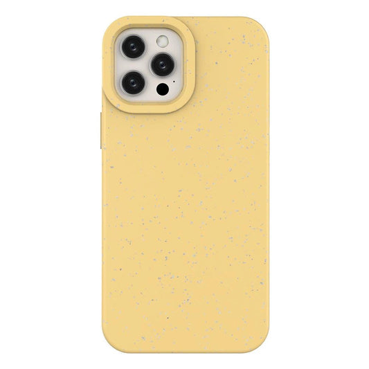 Eco Case etui do iPhone 12 Pro silikonowy pokrowiec do telefonu żółty