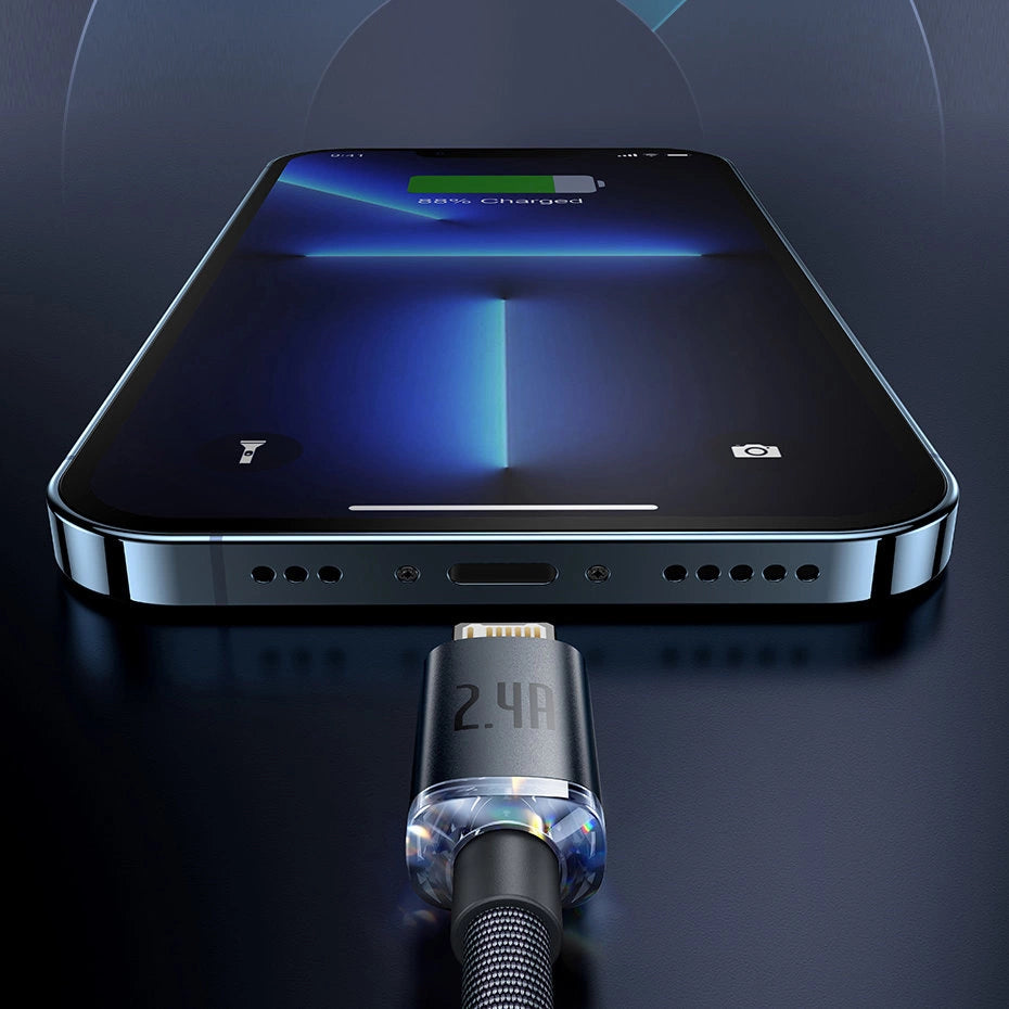 Baseus Crystal Shine Series kabel przewód USB do szybkiego ładowania i – zdjęcie 13
