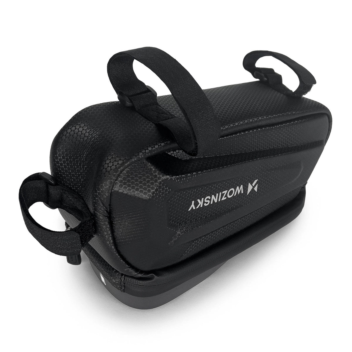 Wozinsky torba rowerowa na ramę z etui na telefon 1,7 l czarna (WBB28BK) – zdjęcie 4