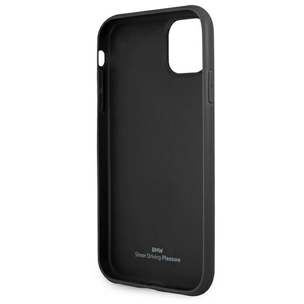 Etui BMW Leather Curve Perforate na iPhone 11 / Xr - czerwone – zdjęcie 7