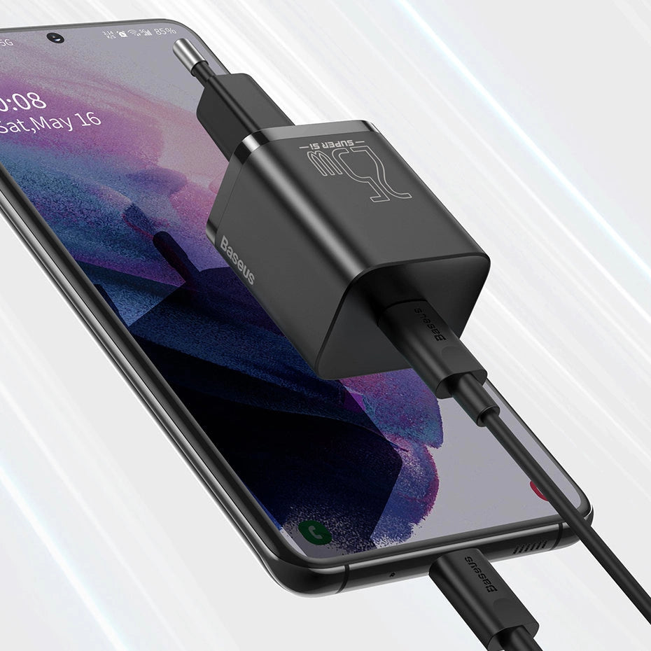 Baseus Si 1C szybka ładowarka USB Typ C 25W Power Delivery Quick Charge – zdjęcie 15