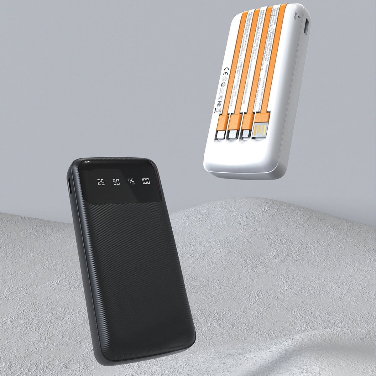Dudao K6Pro uniwersalny powerbank 10000mAh z kablem USB, USB Typ C – zdjęcie 2