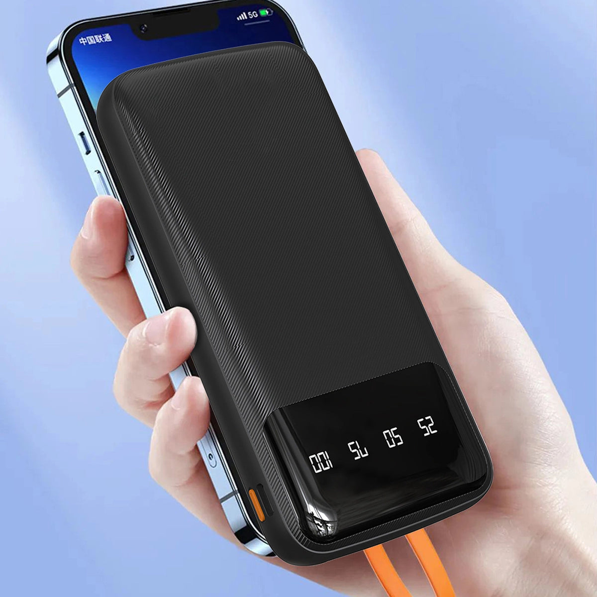 Dudao K6Pro uniwersalny powerbank 10000mAh z kablem USB, USB Typ C – zdjęcie 5
