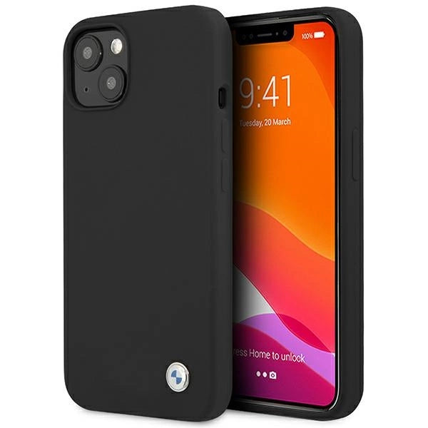 Etui BMW Silicone Signature na iPhone 13 mini - czarne