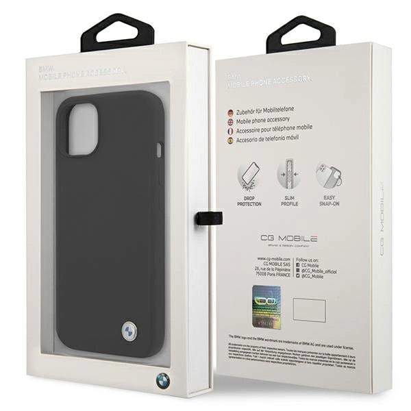 Etui BMW Silicone Signature na iPhone 13 mini - czarne – zdjęcie 8