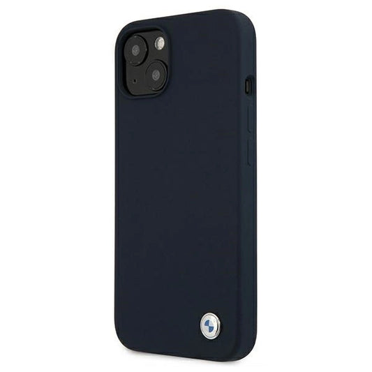 Etui BMW Silicone Signature na iPhone 13 mini - granatowe