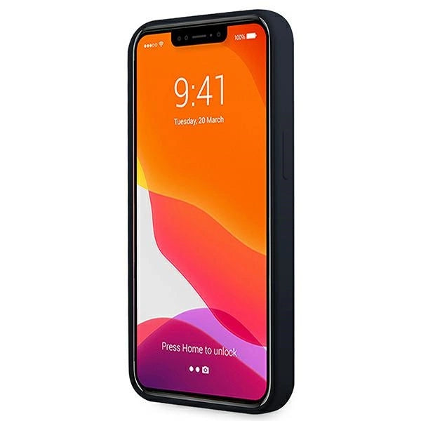Etui BMW Silicone Signature na iPhone 13 mini - granatowe – zdjęcie 4