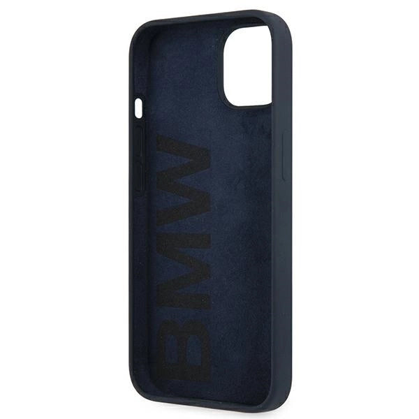 Etui BMW Silicone Signature na iPhone 13 mini - granatowe – zdjęcie 6