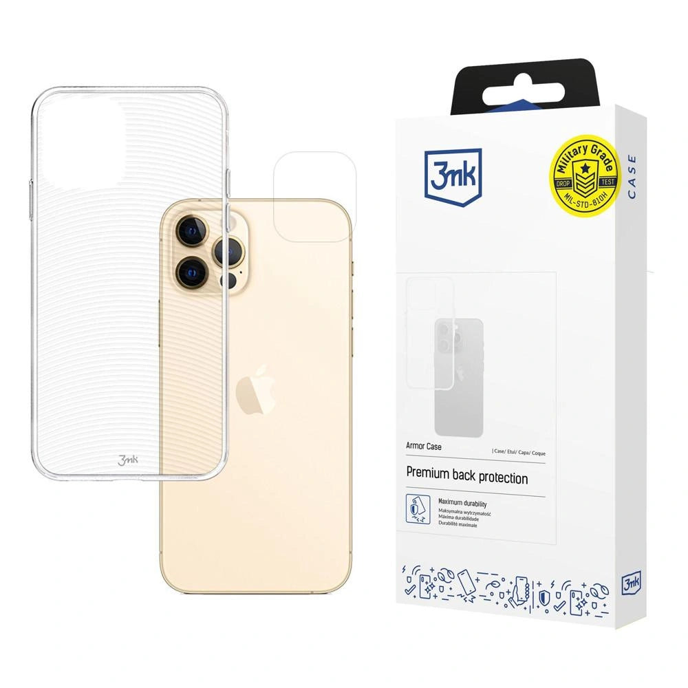 Etui 3mk Armor Case na iPhone 12 Pro Max - przezroczyste