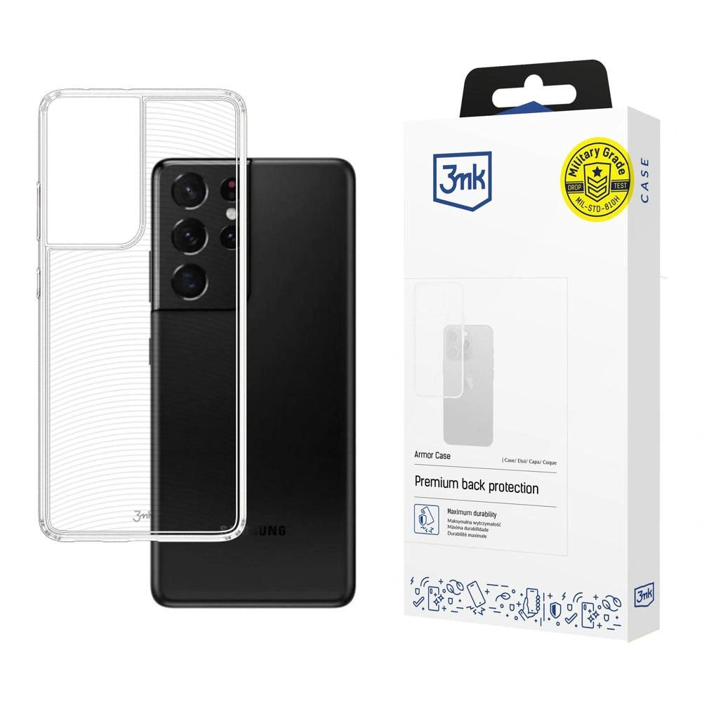 Etui 3mk Armor Case na Samsung Galaxy S21 Ultra 5G - przezroczyste