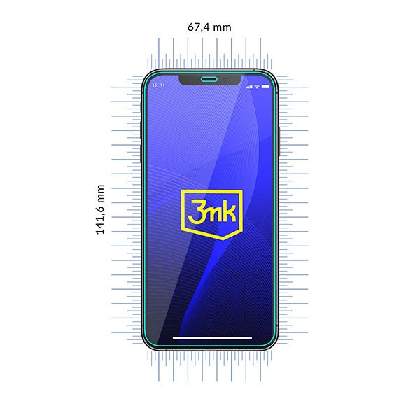 Szkło hybrydowe 3mk FlexibleGlass na iPhone 12 / iPhone 12 Pro – zdjęcie 8
