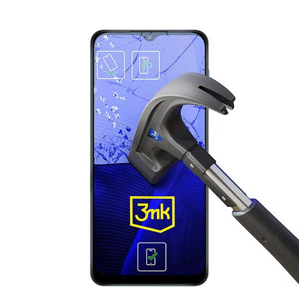 Szkło hybrydowe 3mk FlexibleGlass na Samsung Galaxy A12 – zdjęcie 3