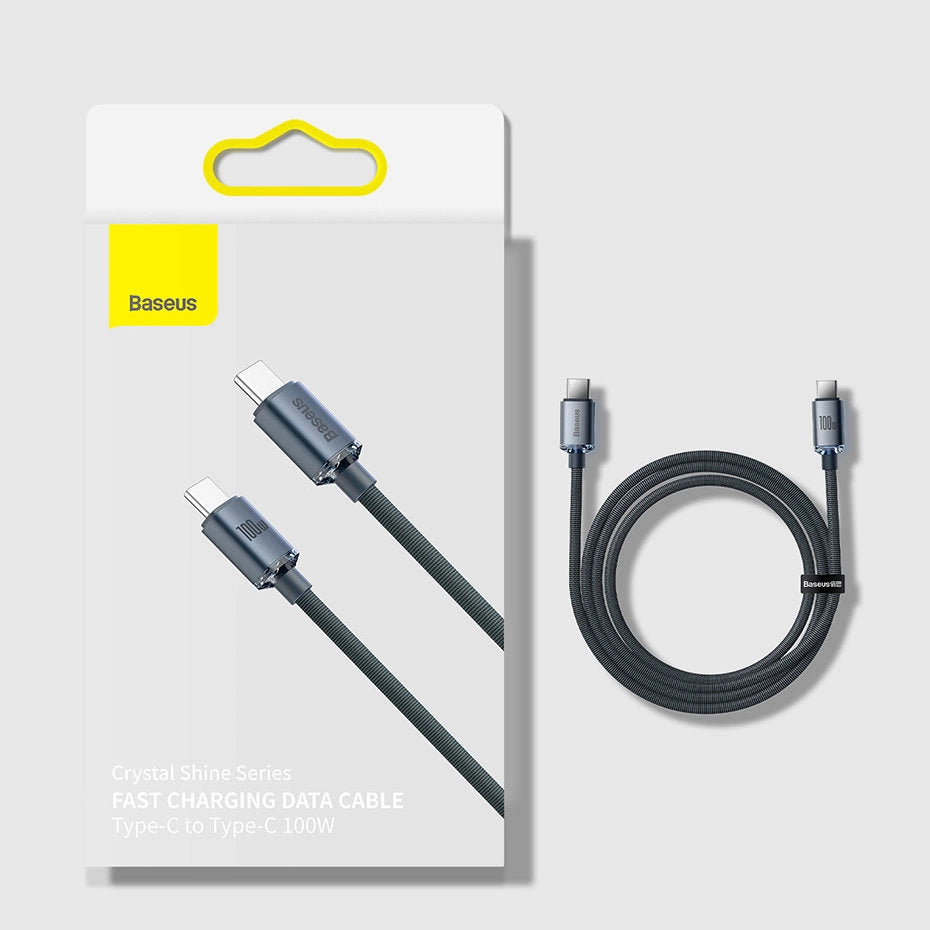 Kabel Baseus CAJY000605 USB-C - USB-C PD 100W 5A 480Mb/s 1,2m - fioletowy – zdjęcie 16