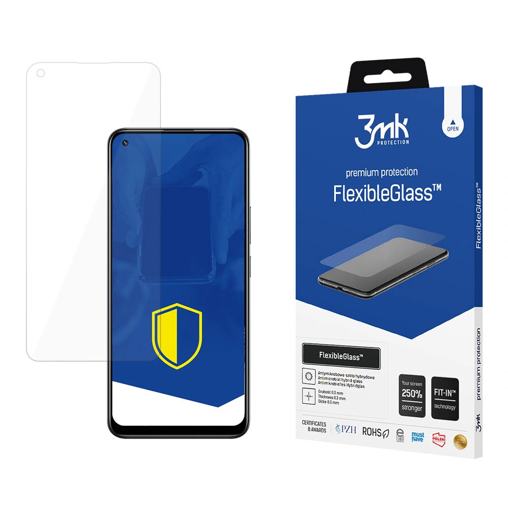 Szkło hybrydowe 3mk FlexibleGlass na Realme 8 4G