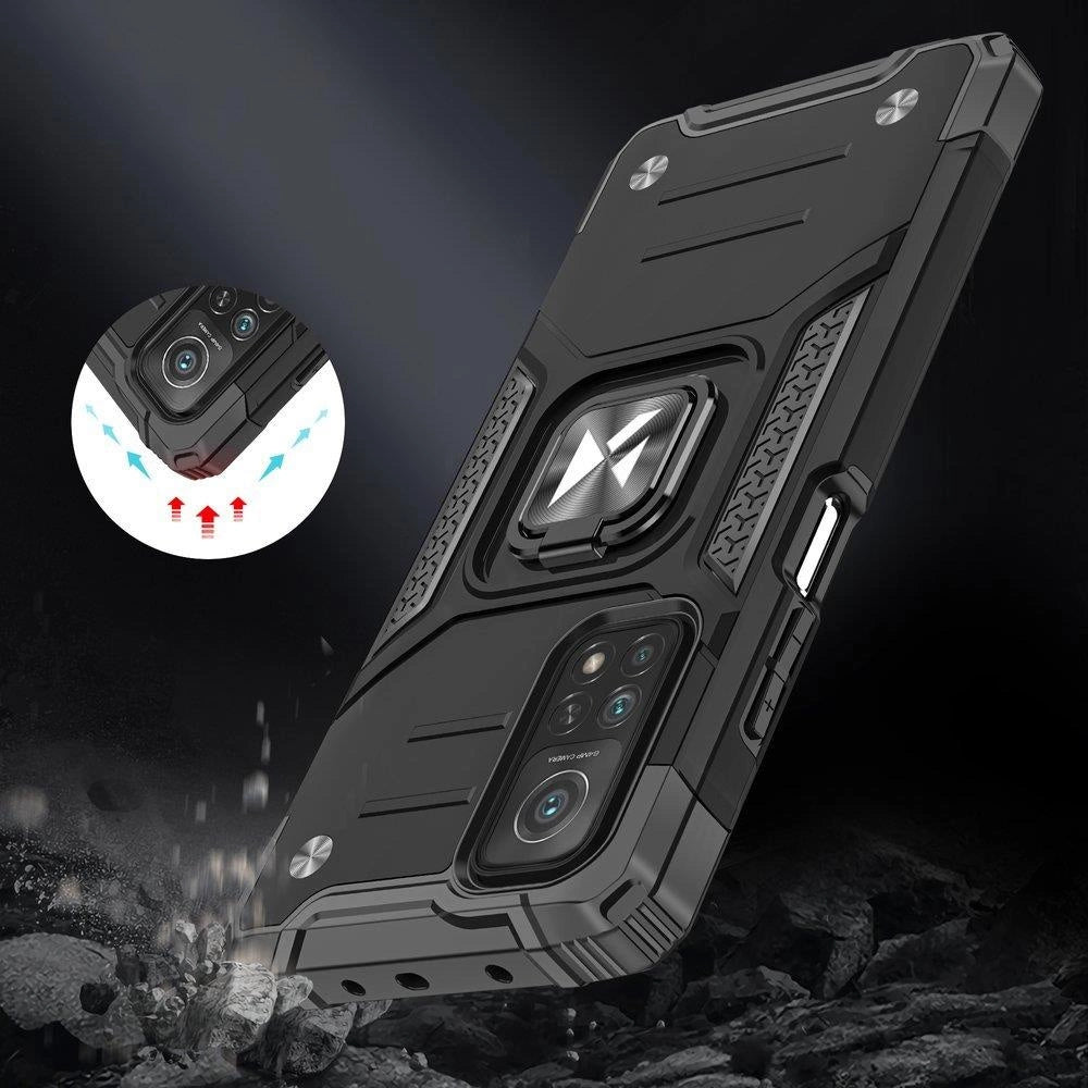 Wozinsky Ring Armor pancerne hybrydowe etui pokrowiec + magnetyczny uchwyt – zdjęcie 7