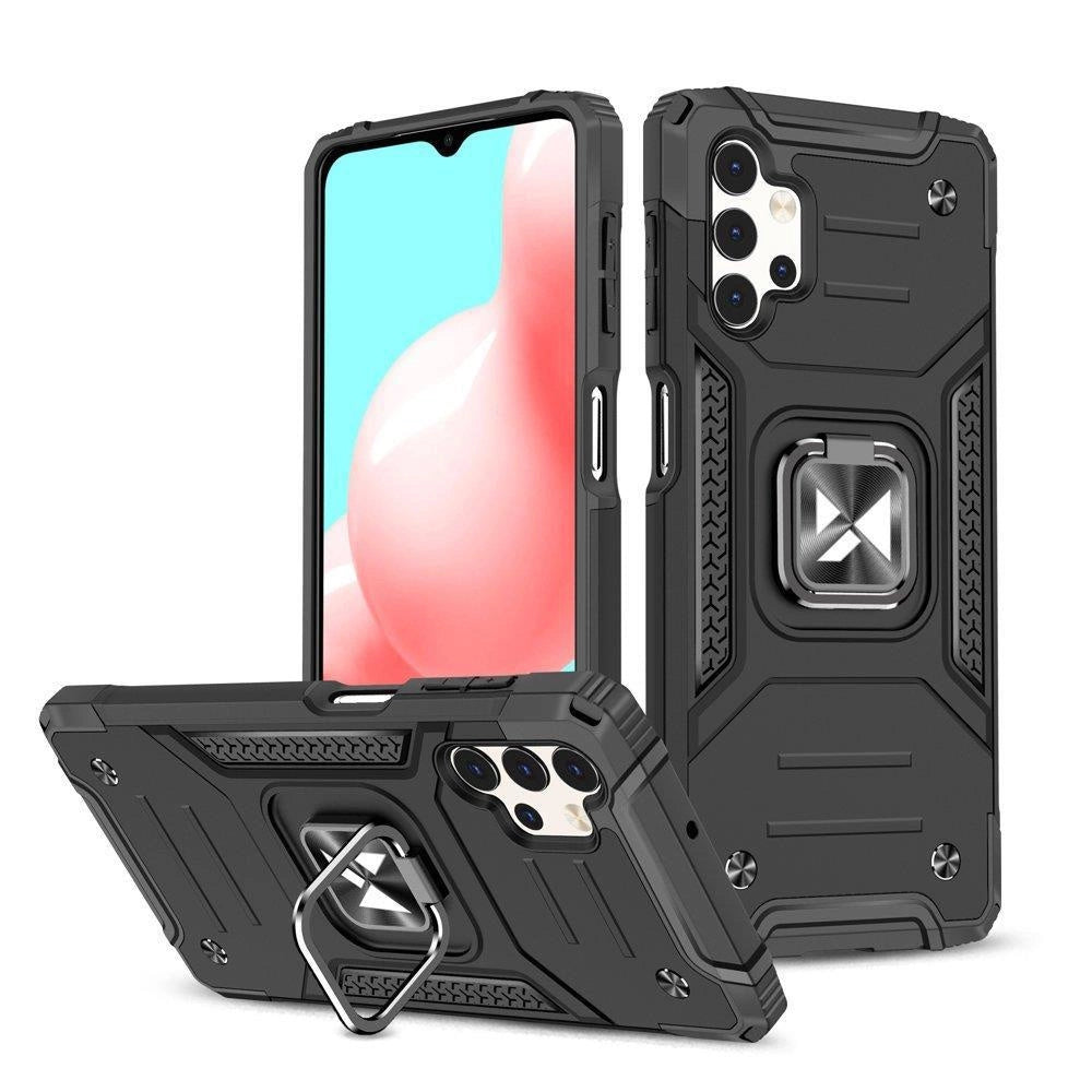 Wozinsky Ring Armor pancerne hybrydowe etui pokrowiec + magnetyczny uchwyt
