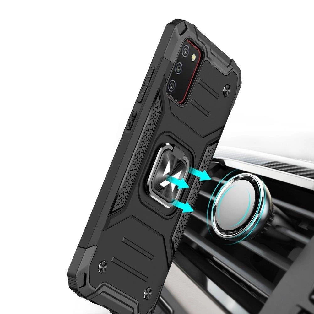 Wozinsky Ring Armor pancerne hybrydowe etui pokrowiec + magnetyczny uchwyt – zdjęcie 6