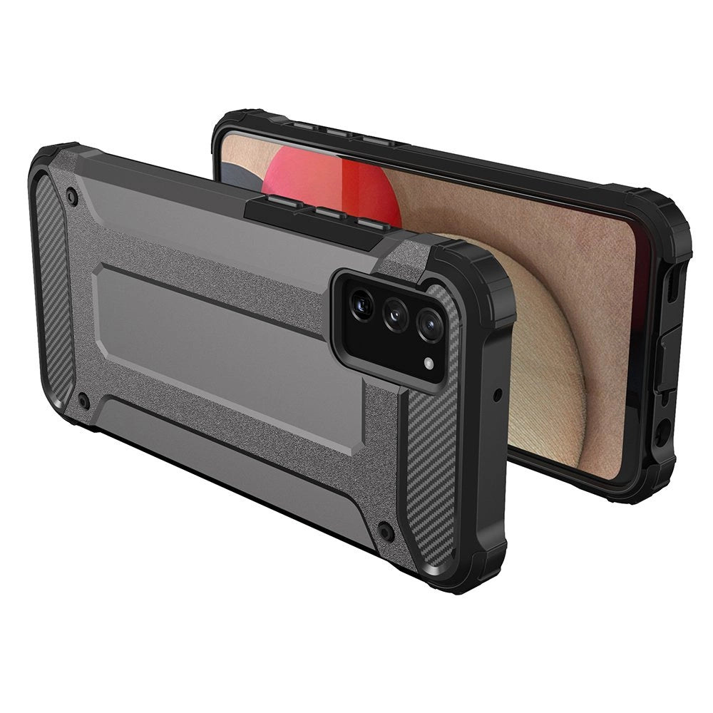 Hybrid Armor pancerne hybrydowe etui pokrowiec Samsung Galaxy A03s czarny – zdjęcie 3
