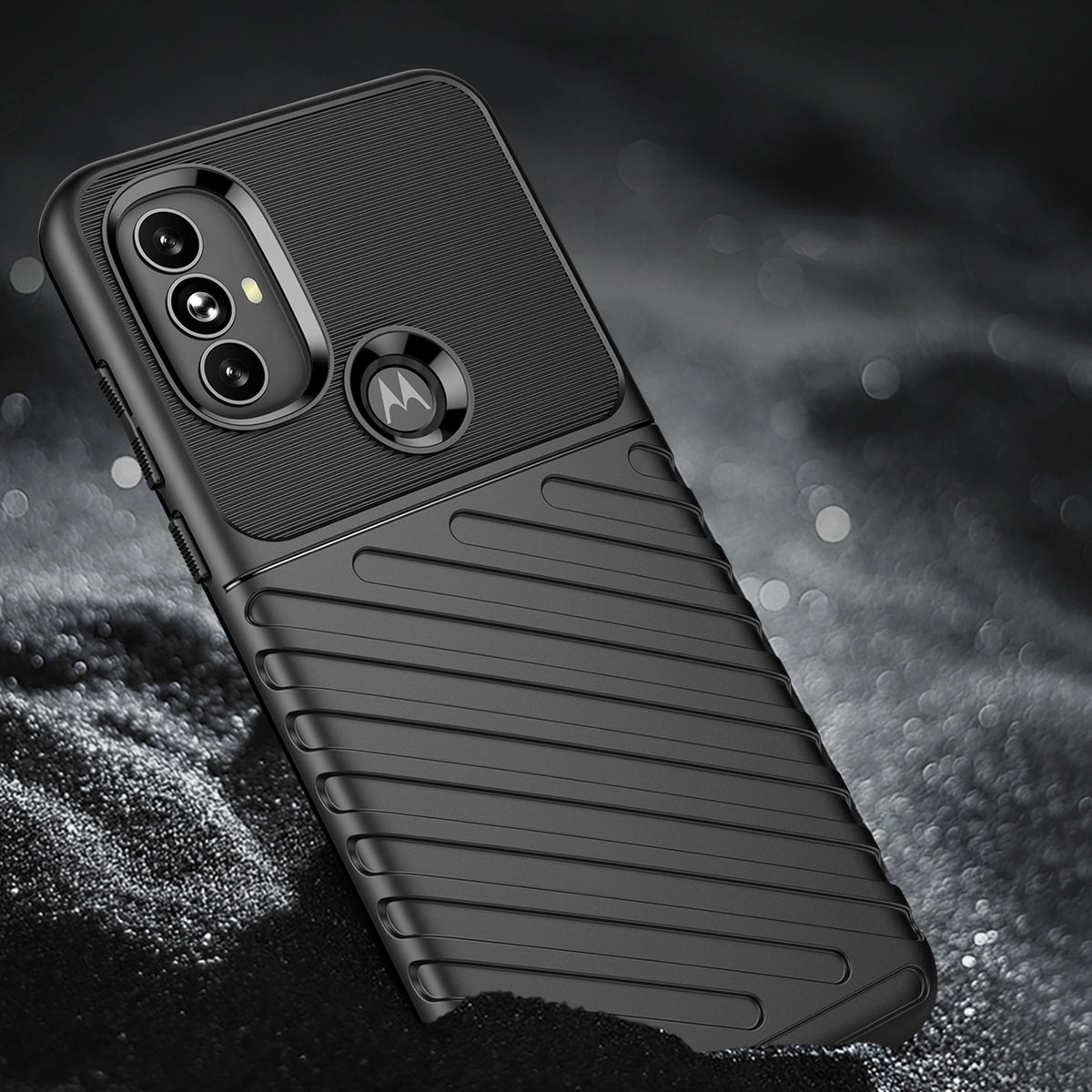 Thunder Case elastyczne pancerne etui pokrowiec Motorola Moto G Power 2022 – zdjęcie 5