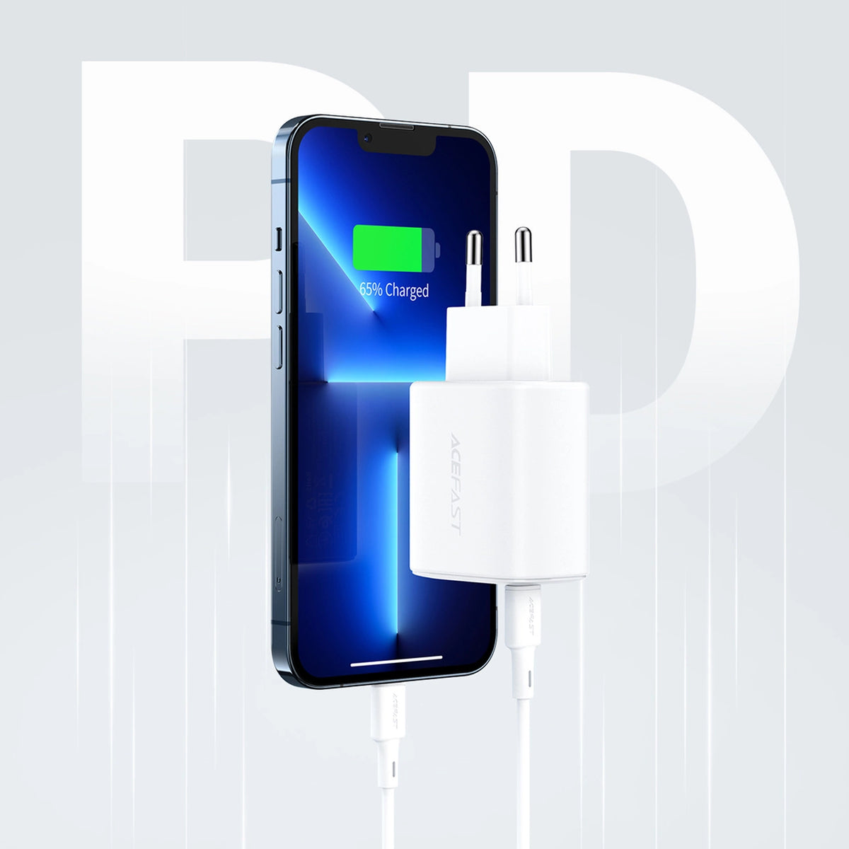 Acefast ładowarka sieciowa USB Typ C / USB 20W, PPS, PD, QC 3.0, AFC, FCP – zdjęcie 9
