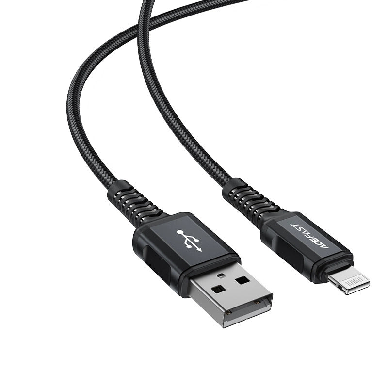 Acefast kabel MFI USB - Lightning 1,8m, 2,4A czarny (C4-02 A Black) – zdjęcie 6