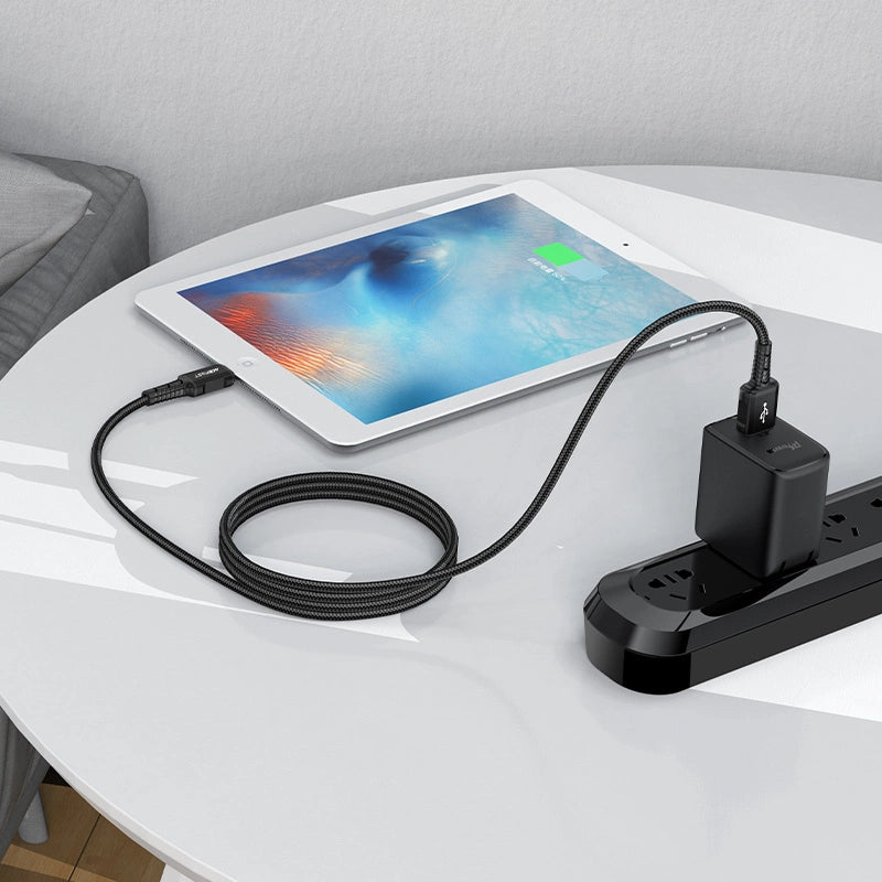Acefast kabel MFI USB - Lightning 1,8m, 2,4A czarny (C4-02 A Black) – zdjęcie 7