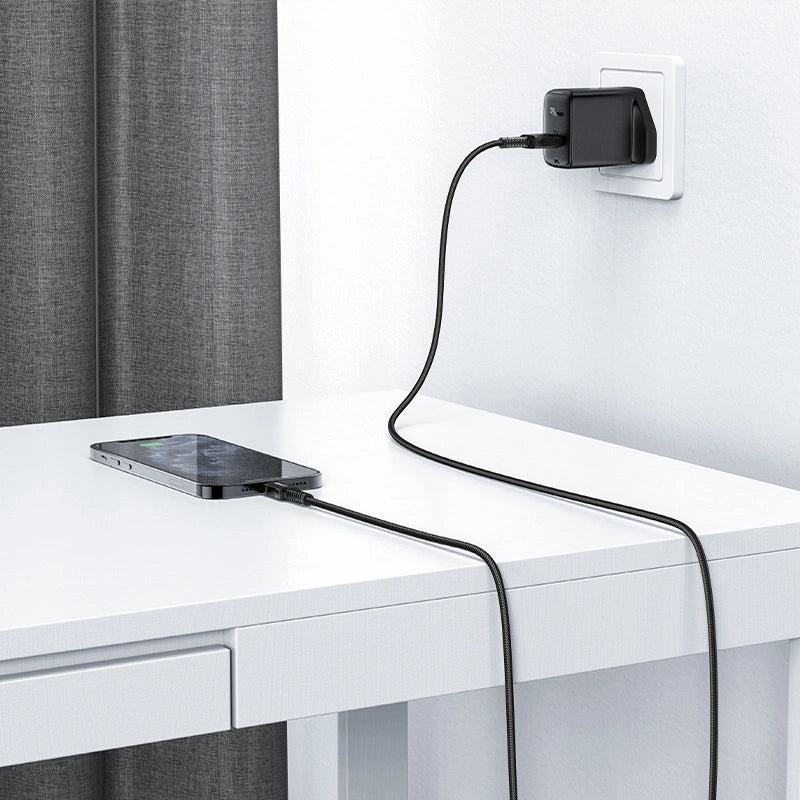 Acefast kabel MFI USB - Lightning 1,8m, 2,4A czarny (C4-02 A Black) – zdjęcie 8