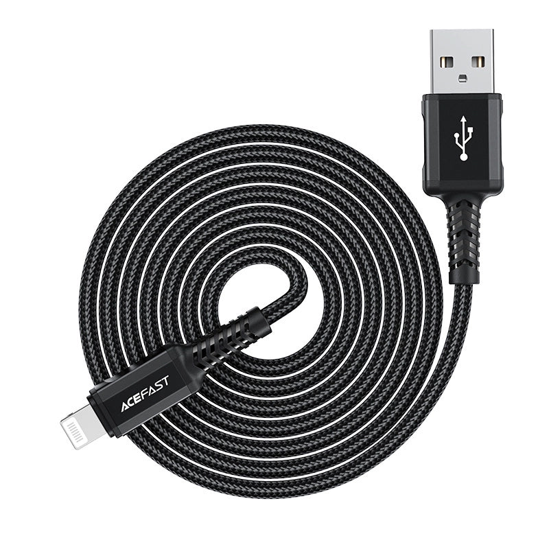 Acefast kabel MFI USB - Lightning 1,8m, 2,4A czarny (C4-02 A Black) – zdjęcie 9