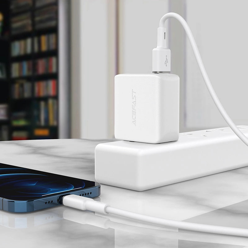 Acefast kabel MFI USB - Lightning 1,2m, 2,4A czarny (C2-02 black) – zdjęcie 6