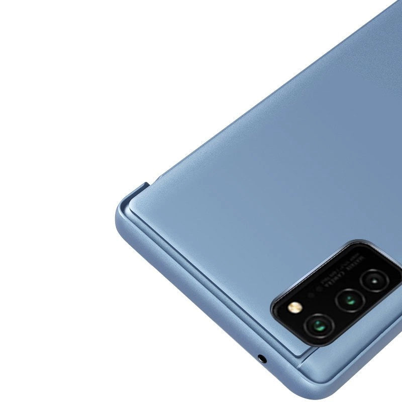Clear View Case futerał etui z klapką Samsung Galaxy A03s (166,5) niebieski – zdjęcie 5
