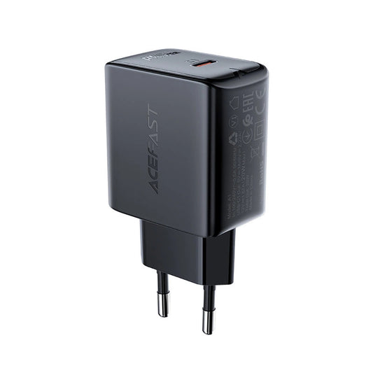 Acefast szybka ładowarka sieciowa USB Typ C 20W Power Delivery czarny (A1