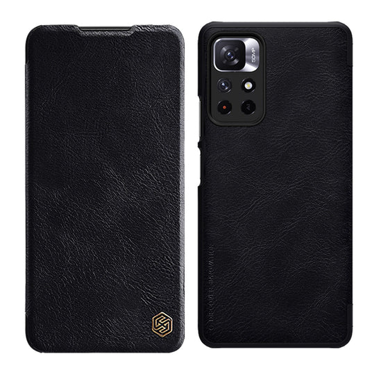 Etui z klapką Nillkin Qin Case do Xiaomi Redmi Note 11T 5G - czarne