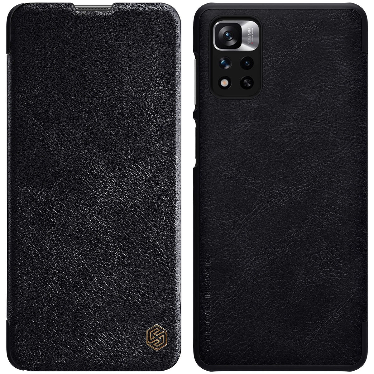 Etui Nillkin Qin Case do Xiaomi Redmi Note 11 Pro+ (China) - czarne