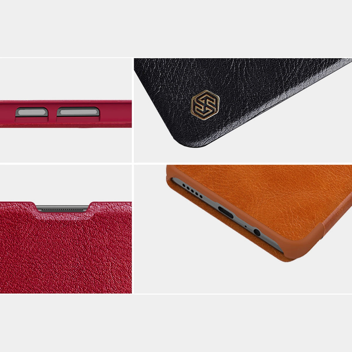 Etui Nillkin Qin Case do Xiaomi Redmi Note 11 Pro+ (China) - czarne – zdjęcie 14