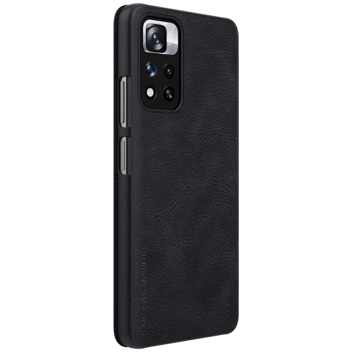 Etui Nillkin Qin Case do Xiaomi Redmi Note 11 Pro+ (China) - czarne – zdjęcie 6