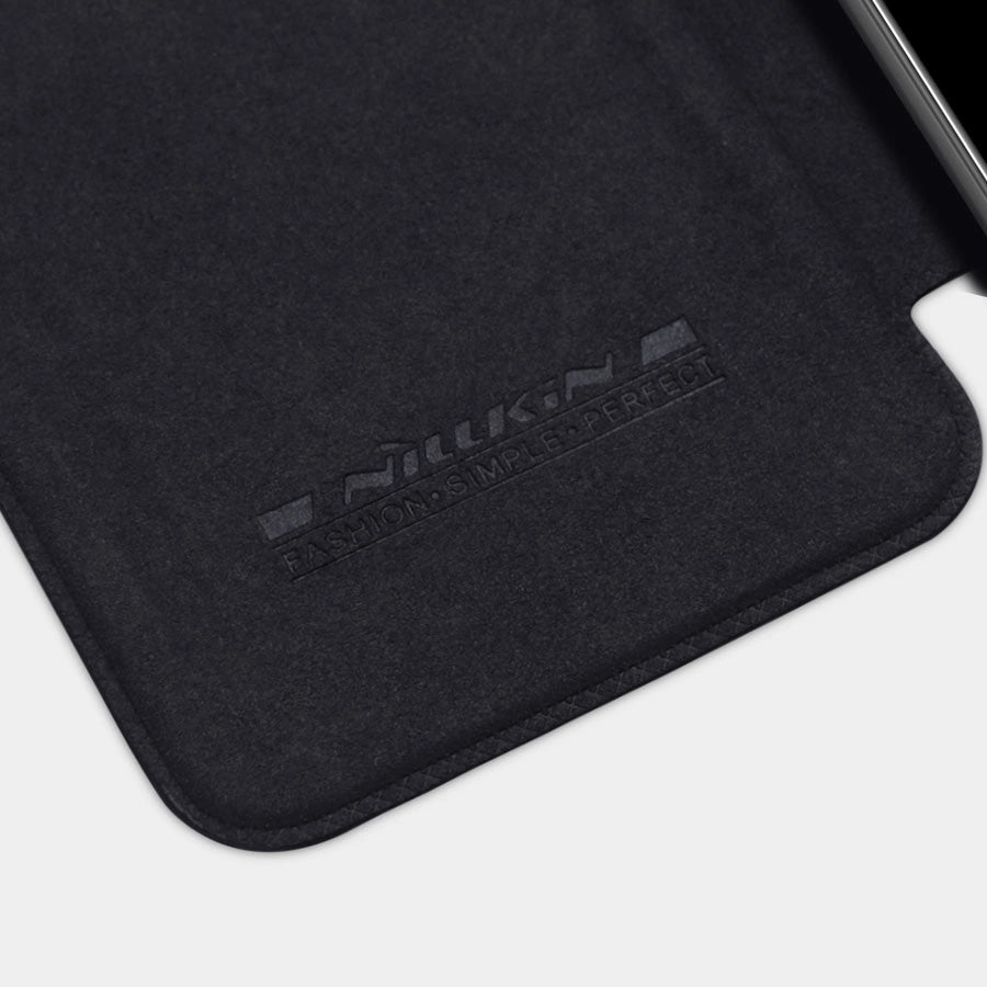 Etui Nillkin Qin Case do Xiaomi Redmi Note 11 Pro+ (China) - czarne – zdjęcie 9