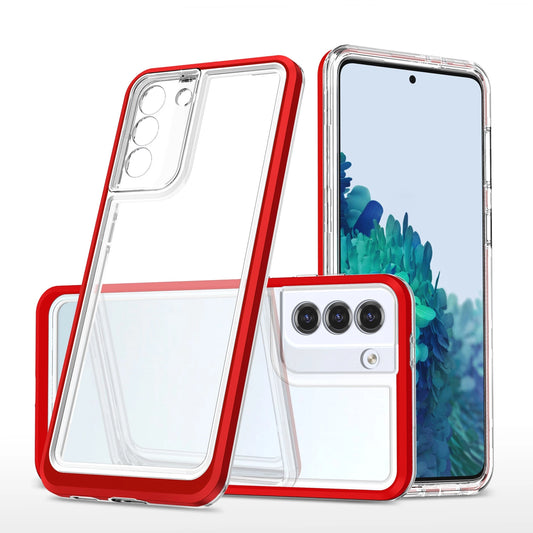 Clear 3in1 etui do Samsung Galaxy S22+ (S22 Plus) żelowy pokrowiec z ramką