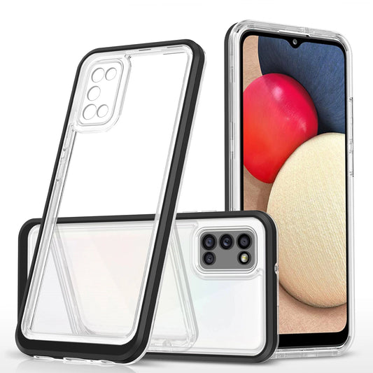 Clear 3in1 etui do Samsung Galaxy A03s (166) żelowy pokrowiec z ramką