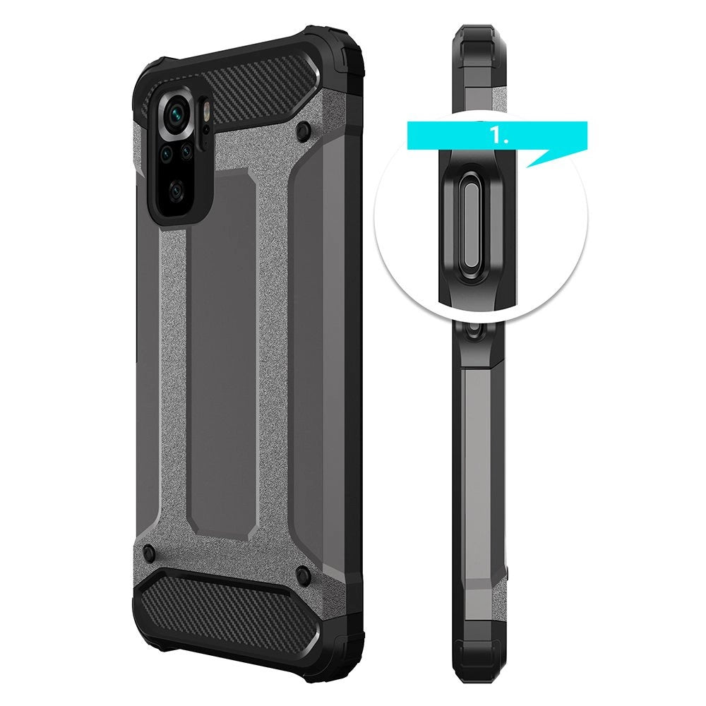 Hybrid Armor pancerne hybrydowe etui pokrowiec Xiaomi Redmi Note 11 Pro+ – zdjęcie 5