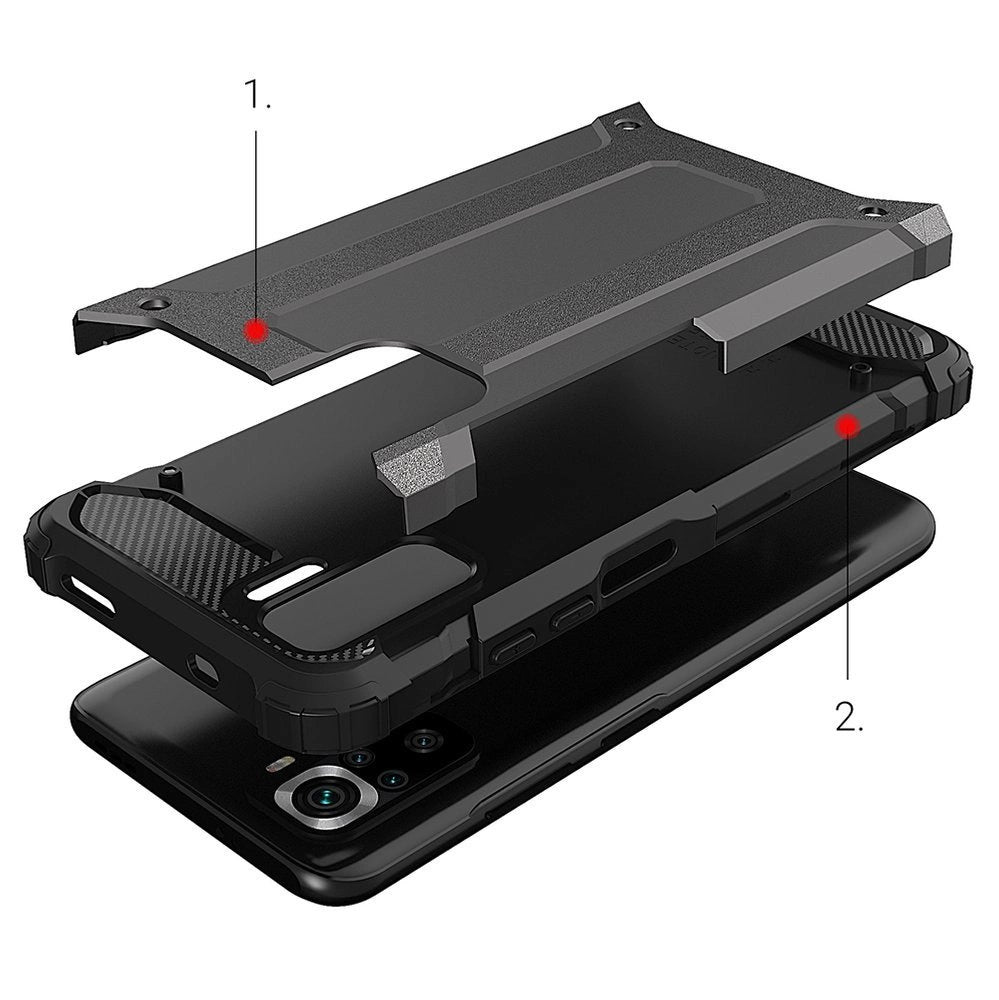 Hybrid Armor pancerne hybrydowe etui pokrowiec Xiaomi Redmi Note 11 Pro+ – zdjęcie 7