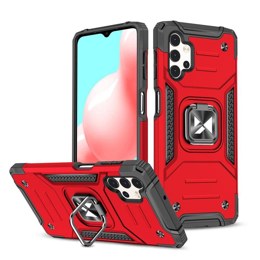 Wozinsky Ring Armor pancerne hybrydowe etui pokrowiec + magnetyczny uchwyt