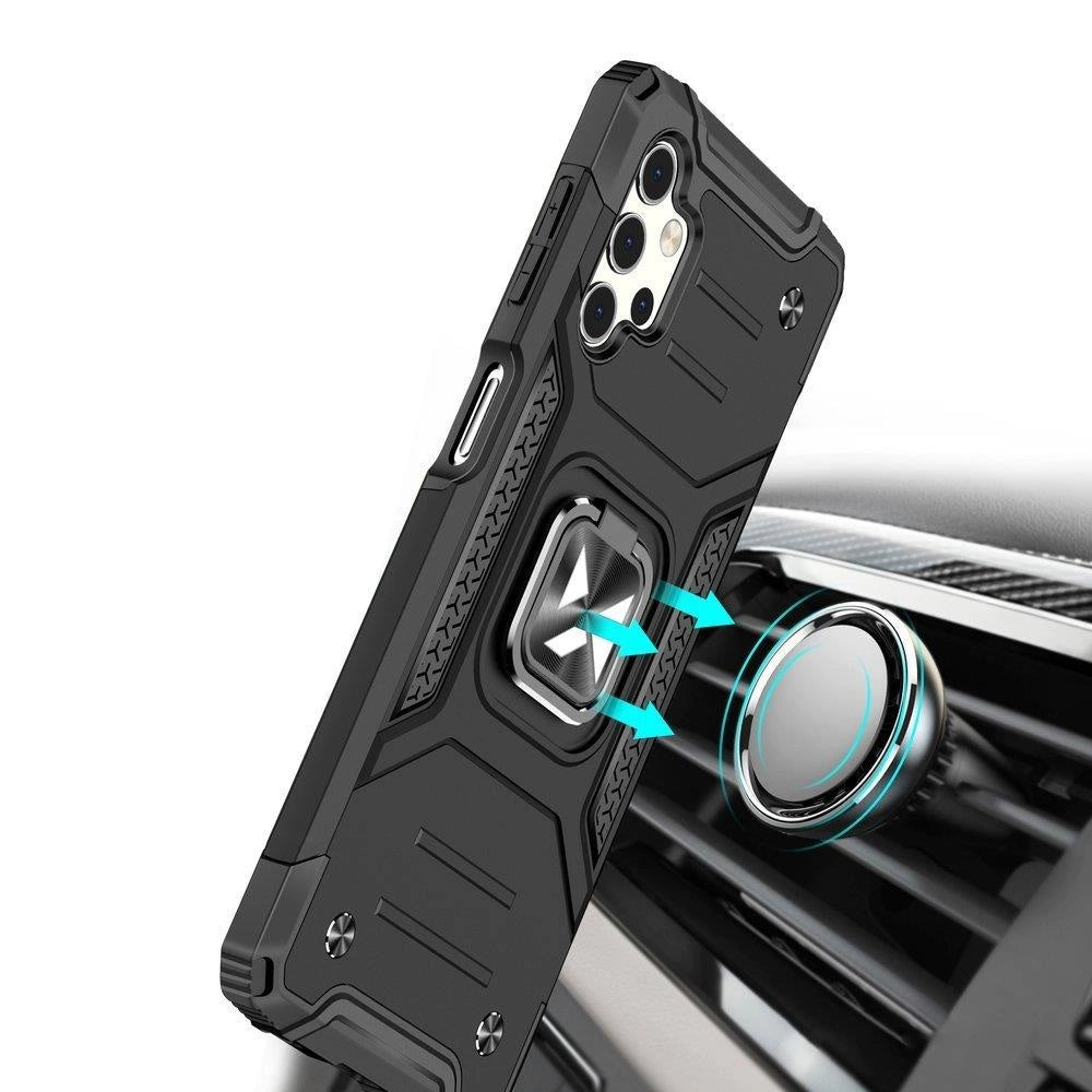 Wozinsky Ring Armor pancerne hybrydowe etui pokrowiec + magnetyczny uchwyt – zdjęcie 6