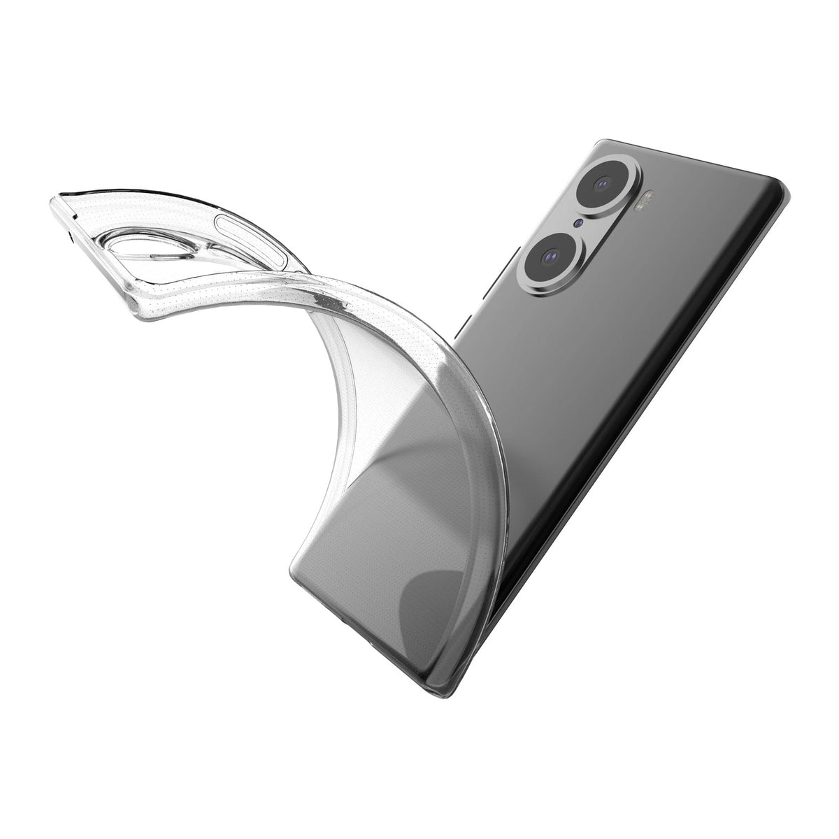 Żelowy pokrowiec etui Ultra Clear 0.5mm Honor 60 przezroczysty – zdjęcie 7