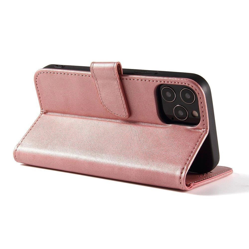 Etui Magnet Case z klapką do Xiaomi Redmi Note 11 Pro+ 5G (China) - różowe – zdjęcie 4