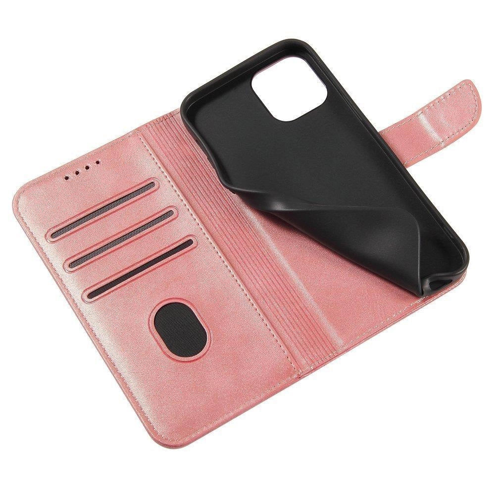 Etui Magnet Case z klapką do Xiaomi Redmi Note 11 Pro+ 5G (China) - różowe – zdjęcie 7