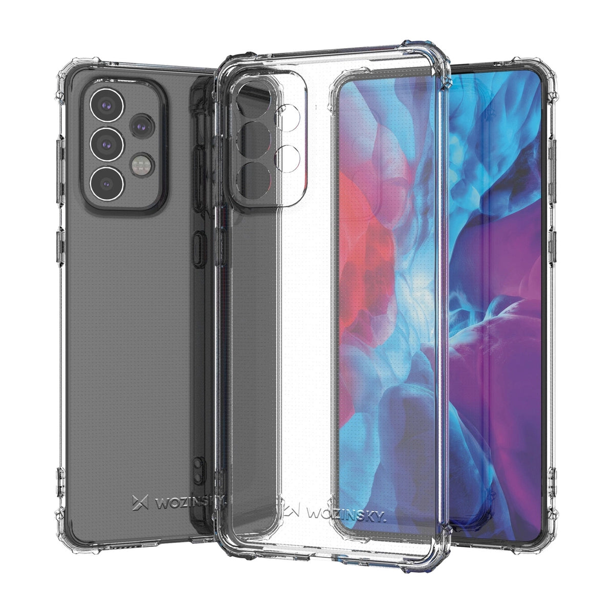 Wozinsky Anti Shock pancerne etui do Samsung Galaxy A73 przezroczysty – zdjęcie 2