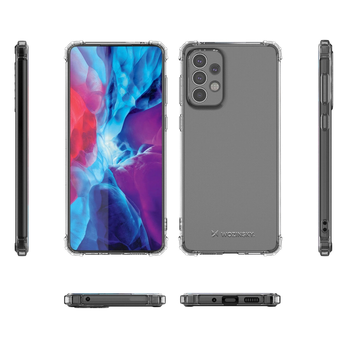 Wozinsky Anti Shock pancerne etui do Samsung Galaxy A73 przezroczysty – zdjęcie 9